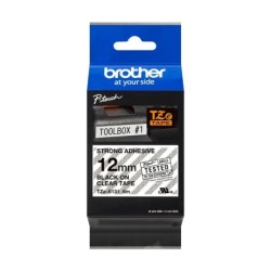 BROTHER TZES131 BK/TRASPAR 12MM