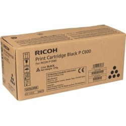 TONER CARTRIDGE RICOH BLACK 408314 P C 600 17k