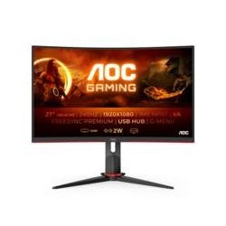 MONITOR AOC LED 27" Wide CURVED C27G2ZU/BK 1920x1080 05ms 300cd/mq 3