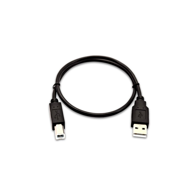 V7 05 m 16 piedi USB A maschio a USB B maschio nero