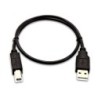 V7 05 m 16 piedi USB A maschio a USB B maschio nero