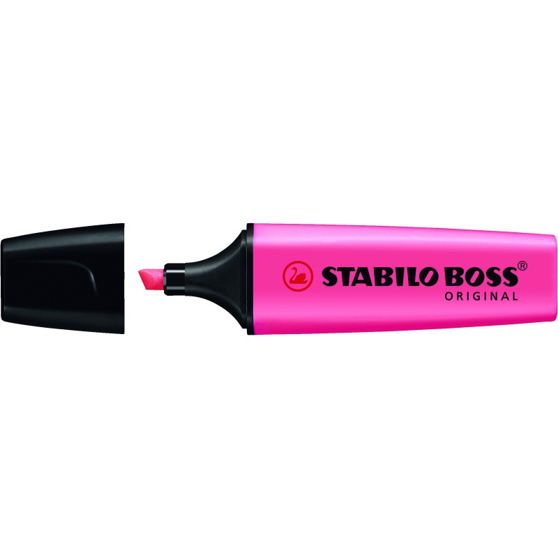 STABILO BOSS ORIGINAL evidenziatore 1 pz Punta smussata Rosa STABILO