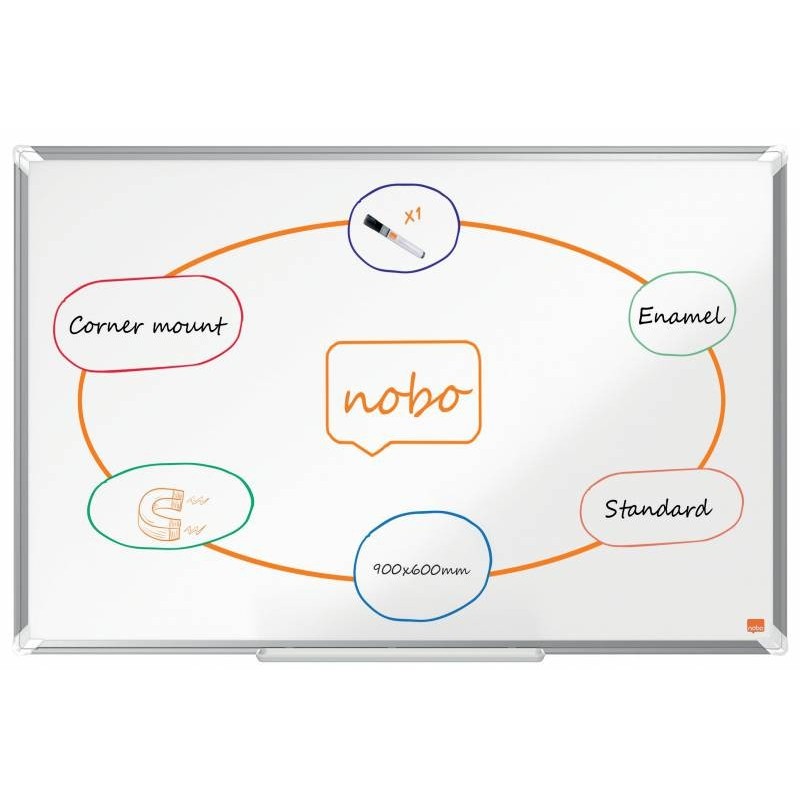 Nobo Premium Plus lavagna 871 x 562 mm Smaltato Magnetico Nobo Premi