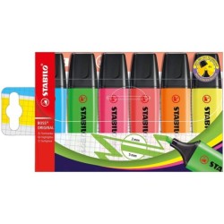 STABILO BOSS ORIGINAL evidenziatore 6 pz Punta smussata Multi STABIL