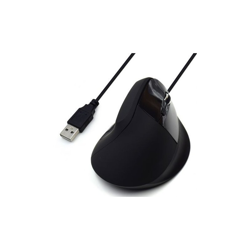 Mouse USB verticale ergonomico Ewent 1800 dpi - 5 pulsanti - Utilizzo