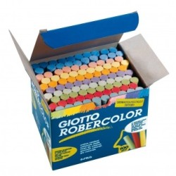 Giotto Robercolor Confezione da 100 Gessetti Colorati Rotondi - Derma