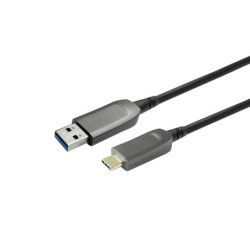 USB-A to USB-C M/M Optic - Fiber Cable 20m - Warranty 144M