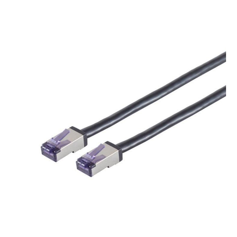 Lanview LVN-CAT6A-FLEX-50CM cavo di rete Nero 05 m S/FTP S-STP La