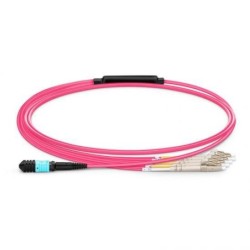 8 cores MTP/UPC female to 4 - LC/UPC duplex conenector OM4 - cables