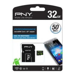 PNY Performance 32 GB MicroSDHC UHS-I Classe 10 PNY 32GB MicroSD Per