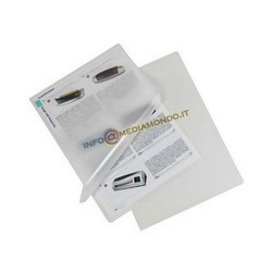 100 POUCHES - FORMATO 59x83 - 250 MICRON - BUSTE PER PLASTIFICAZIONE