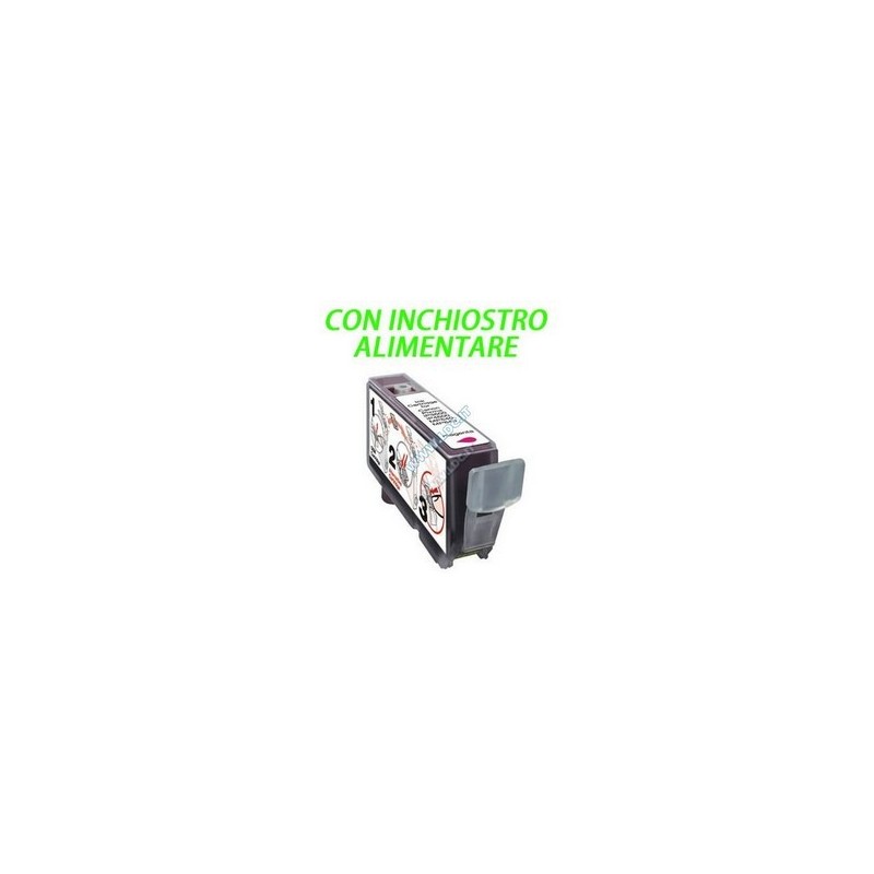 CLI-521M CARTUCCIA CON INCHIOSTRO ALIMENTARE COMPATIBILE CANON CLI-52