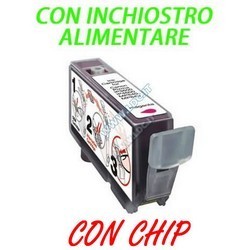 CLI-526M CON CHIP - CARTUCCIA ALIMENTARE COMPATIBILE CANON CLI-526M M