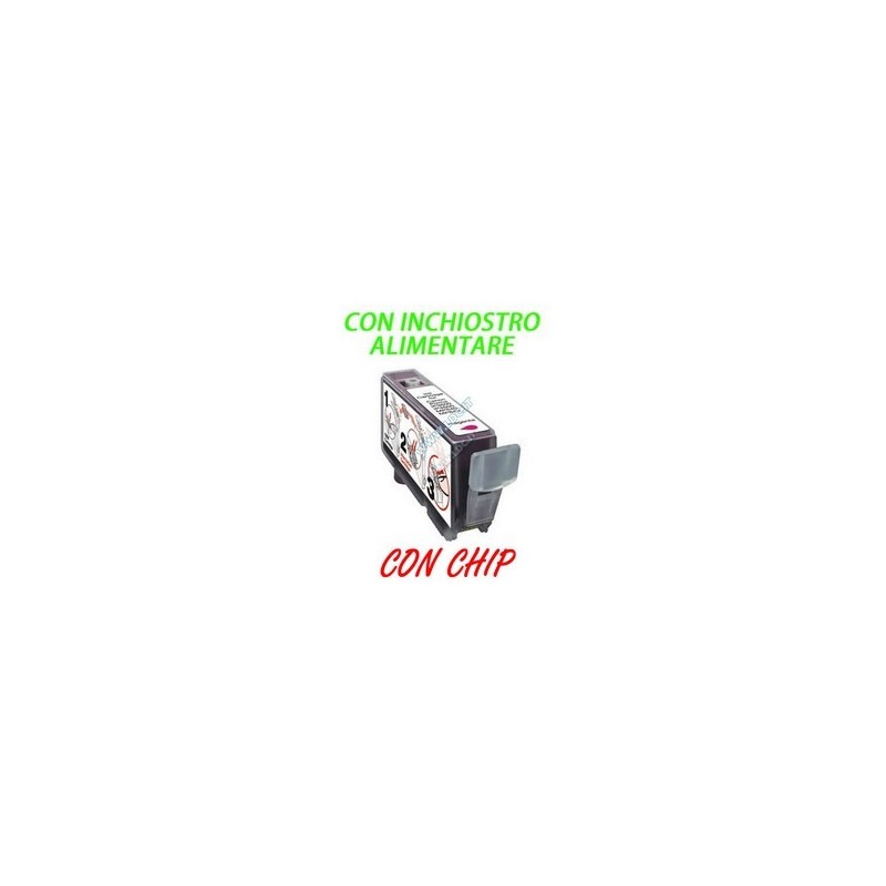 CLI-526M CON CHIP - CARTUCCIA ALIMENTARE COMPATIBILE CANON CLI-526M M