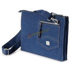 BORSA PER NETBOOK FINO A 12" - DENIM - TESSUTO JEANS