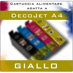 CARTUCCIA ADATTA PER STAMPANTE DECOJET A4 - GIALLO