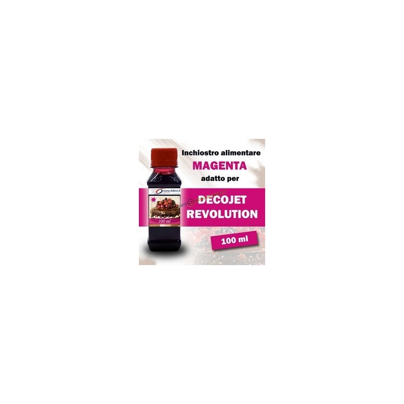 MAGENTA - INCHIOSTRO ALIMENTARE PER DECOJET REVOLUTION - 100ml