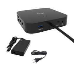 i-tec USB-C HDMI DP Docking Station with Power Delivery 65W + Univers