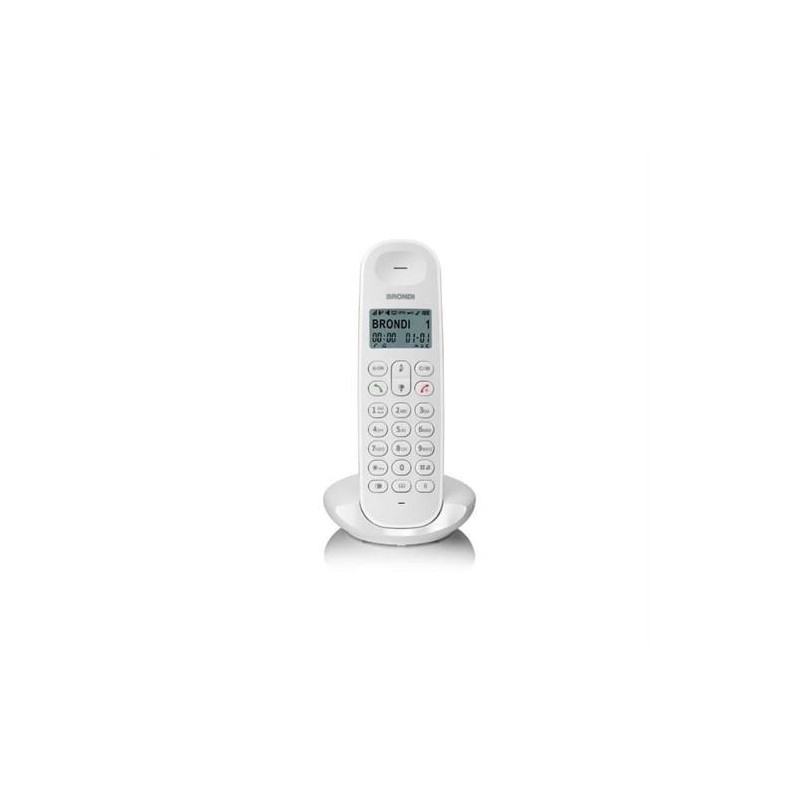 BRONDI TELEFONO CORDLESS LOTUS BIANCO BRONDI-LOTUS-WH