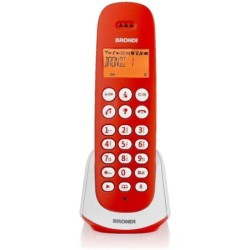 BRONDI TELEFONO CORDLESS ADARA RED/WHITE