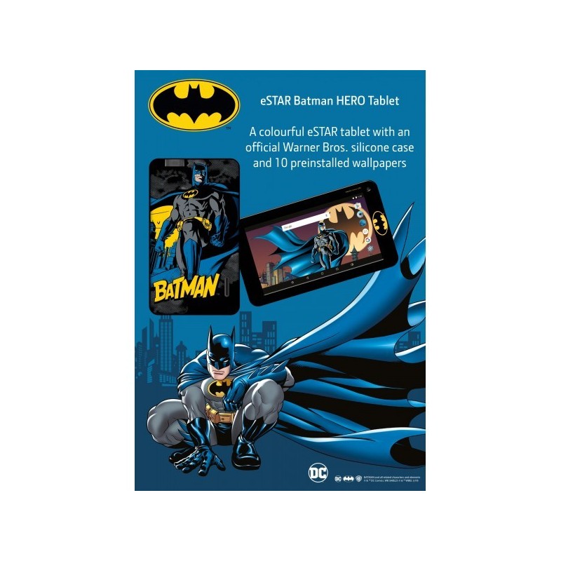 ESTAR TABLET WARNER BROS BATMAN A35/2GB/16GB/7"/ANDROID 9 ESTAB7WBBM