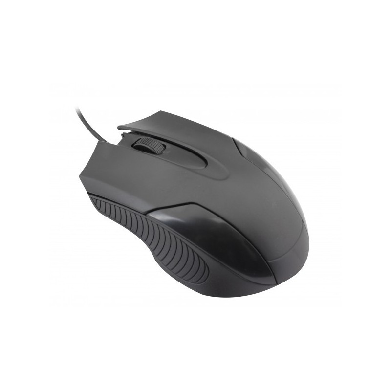 CROWN MOUSE USB 1000DPI BLACK CMM-60