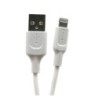 CROWN CAVO USB LIGHTNING DATI E RICARICA 1MT 2A BIANCO CMCU-004L