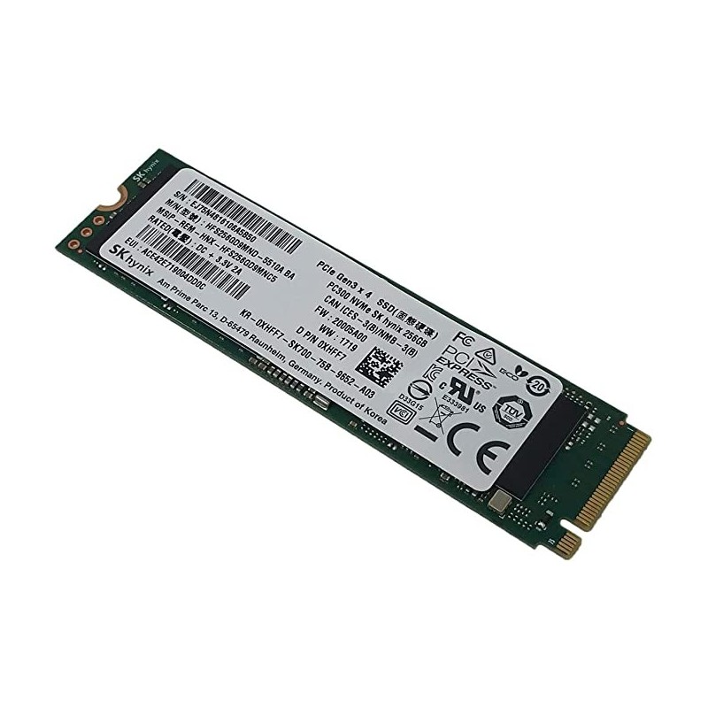 SKHYNIX SOLID STATE DRIVE SSD 256 GB M2 NVMe HFM256GDJTNI-82A0A