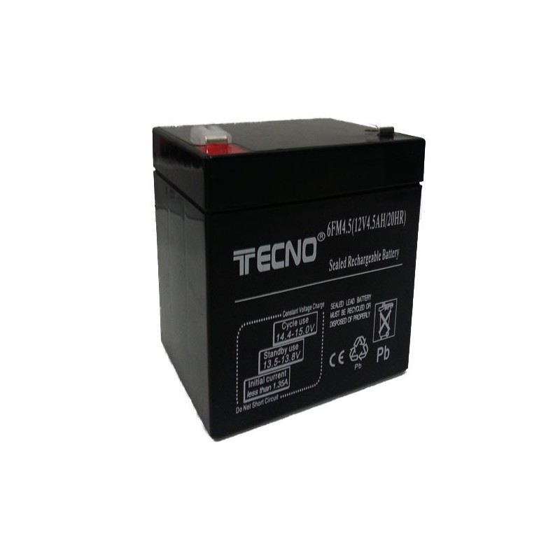 TECNO BATTERIA AL PIOMBO 12V 45 A