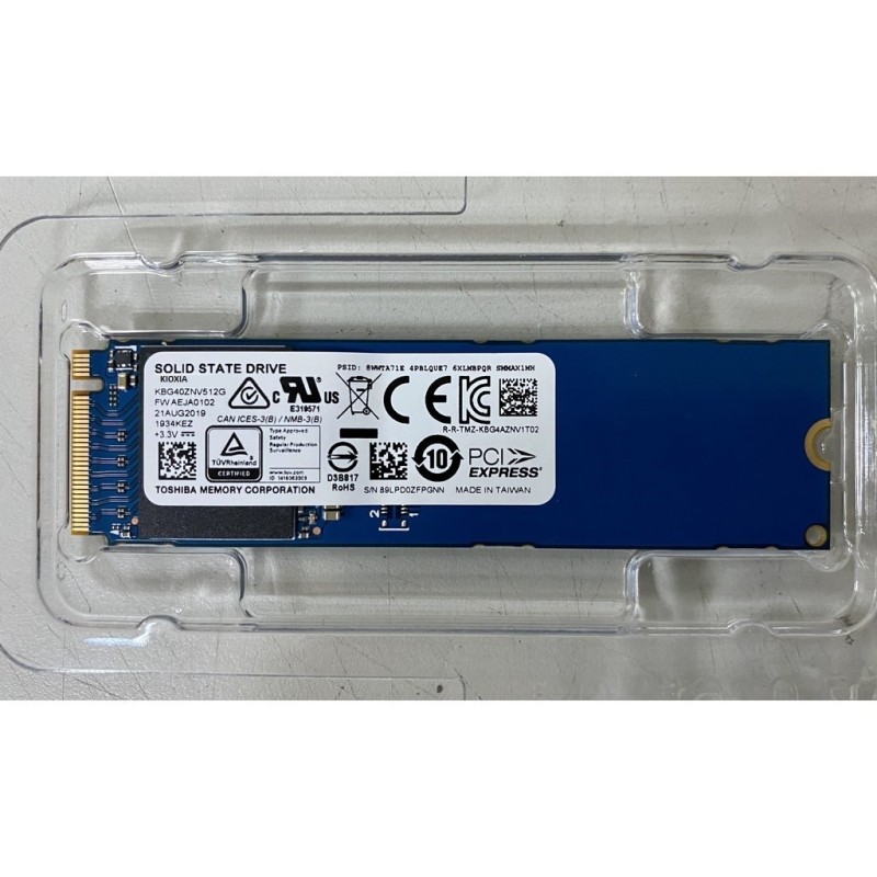 KIOXIA SOLID STATE DRIVE SSD 256 GB M2 NVMe PCIe 31 L57447-001 kbg