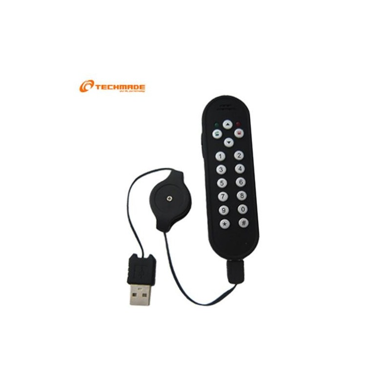 TECHMADE MINI TELEFONO USB PER SKYPE TM-12004-PH