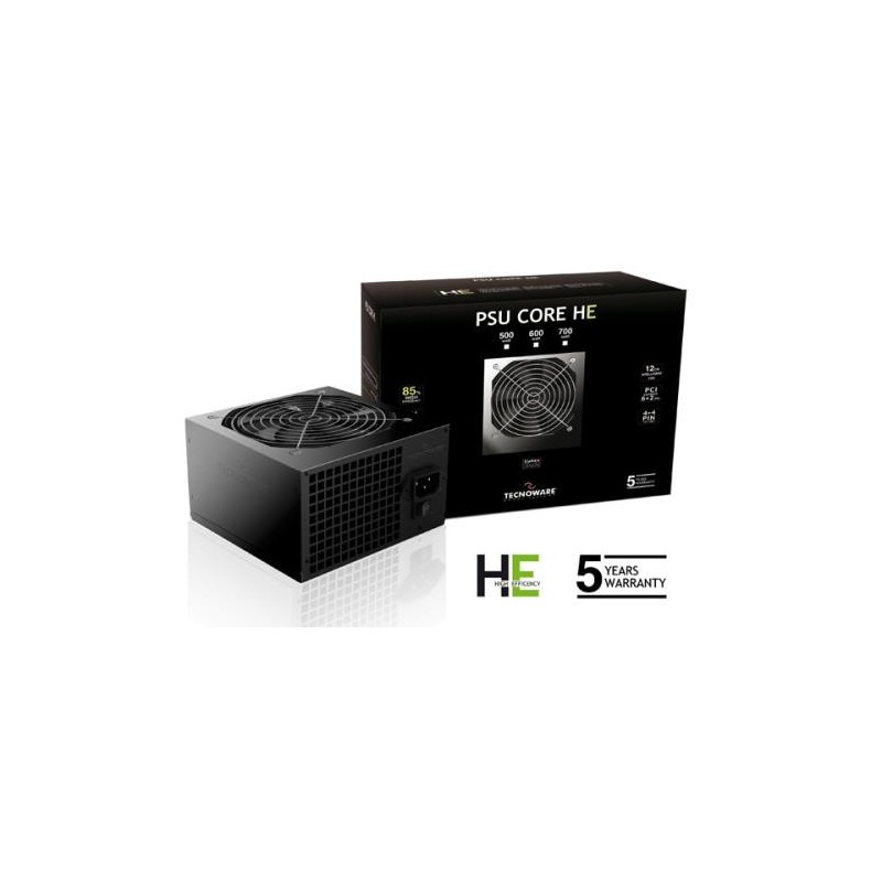 TECNOWARE ALIMENTATORE ATX PC POWER CORE HE 500W PSU BLACK FAL501C