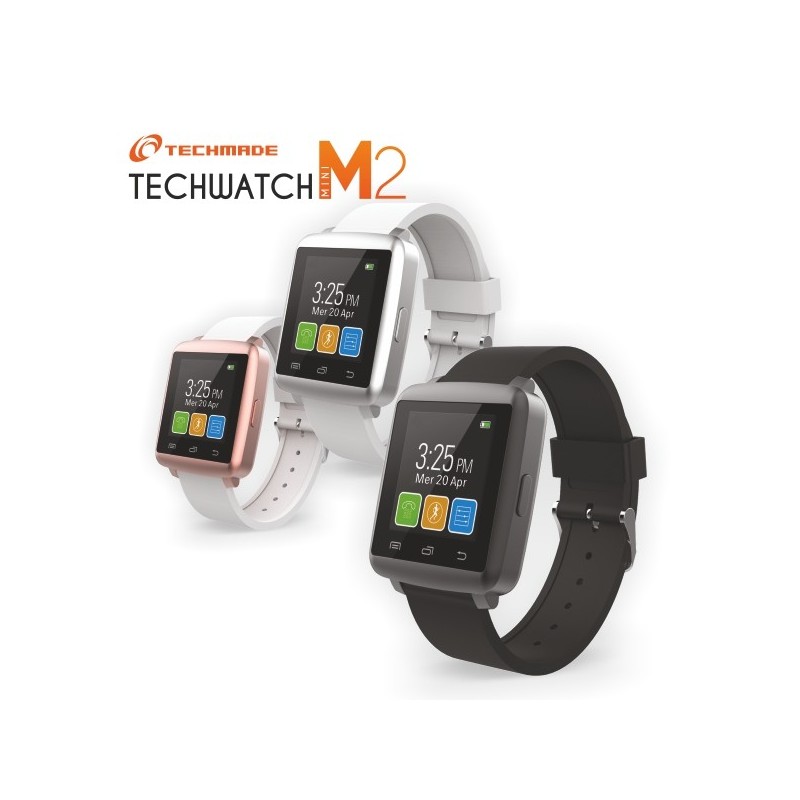 TECHMADE SMARTWATCH M2 MINI BIANCO E ROSA TECHWATCHM2-WP