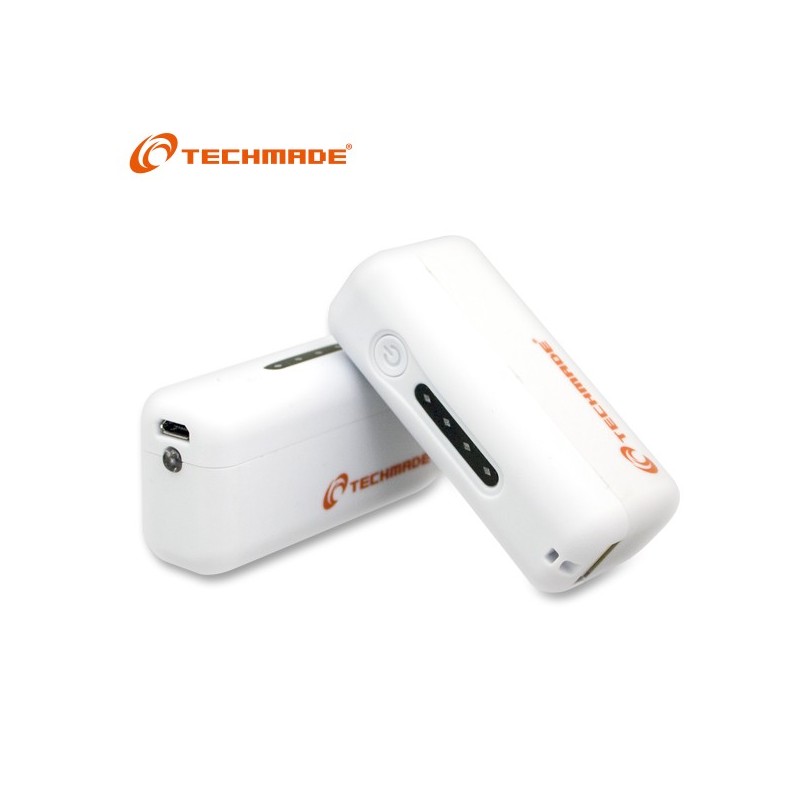 TECHMADE POWER BANK 2600 MAh BIANCO TM-PB2600-WH