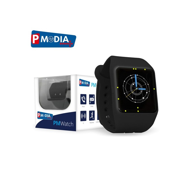 TECHMADE PM-WATCH-BK PMEDIA WATCHONE