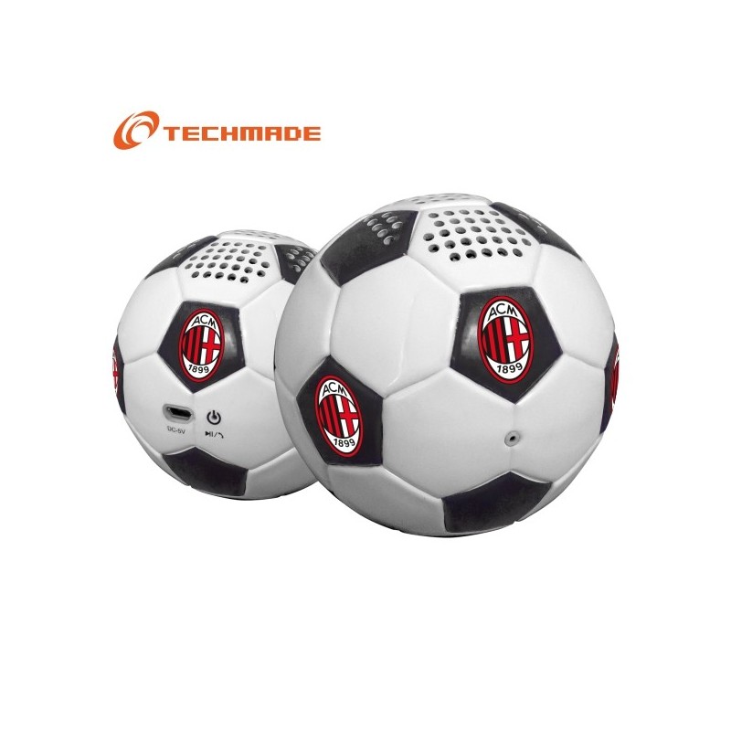 TECHMADE FOOTBALL CASSA BLUETOOTH AC MILAN TM-SPEAKFOOT-MIL