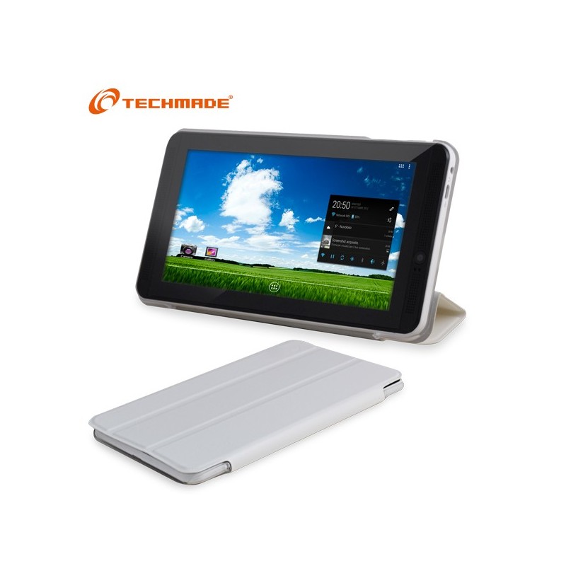 TECHMADE FLIP COVER PER PHONE TABLET 65" BIANCA TM-P651