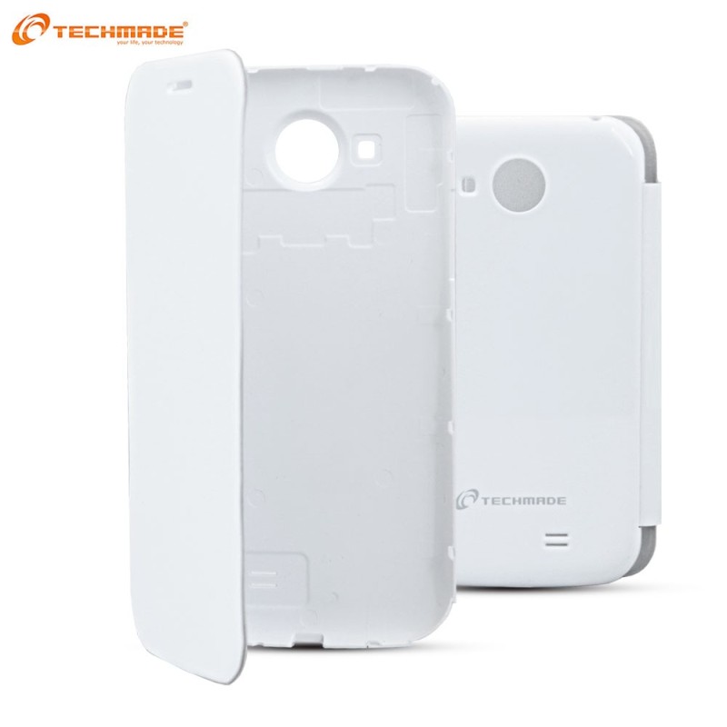 TECHMADE COVER A FLIP COPRI BATTERIA PER SMARTPHONE C450 WHITE CUST-4