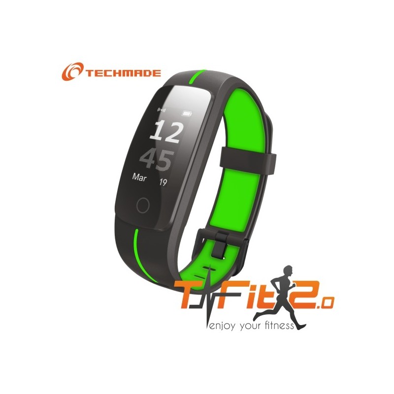 TECHMADE BRACCIALE FITNESS 20 FUNZIONE CARDIO SVEGLIA SYNC NOTIFICHE