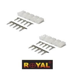 ROYAL KIT 10 PEZZI DI CONNETTORI E SPINOTTI TAMYIA LARGE FEMMINA C03