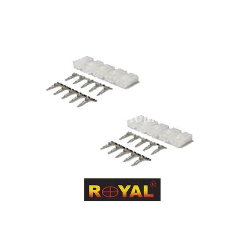 ROYAL KIT 10 PEZZI DI CONNETTORI E SPINOTTI TAMYIA LARGE FEMMINA C03