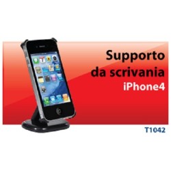 HANTOL SUPPORTO DA SCRIVANIA PER IPHONE4 CON ROTAZIONE 90° GRADI T10