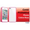 HANTOL COVER-BUMPER PROTETTIVA IN SILICONE PER iPHONE 4/4S ROSA T1099