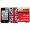 HANTOL COVER PROTETTIVA PER iPHONE 4/4S CON BANDIERA DELL'INGHILTERRA