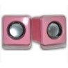 EXSAL CASSE SPEAKER 20 AUTOALIMENTATE USB 25W COLORE ROSA EC-A02P