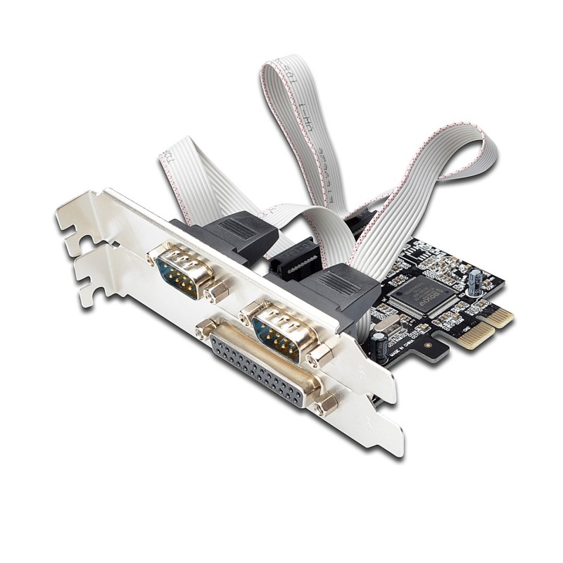 EWENT INTERFACCIA PCIe COMBO 2+1 PORTE SERIALI E PARALLELA EW1158