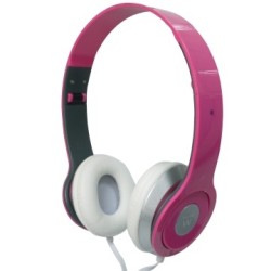 EWENT CUFFIE STEREO DJ CON ARCHETTO PIEGHEVOLE PINK EW3575