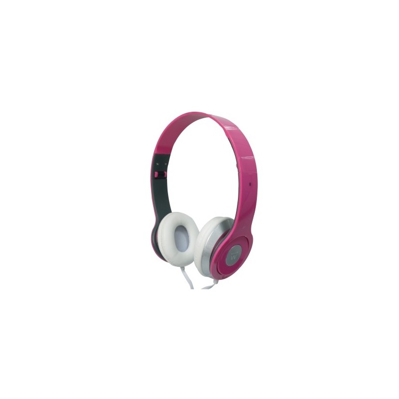 EWENT CUFFIE STEREO DJ CON ARCHETTO PIEGHEVOLE PINK EW3575