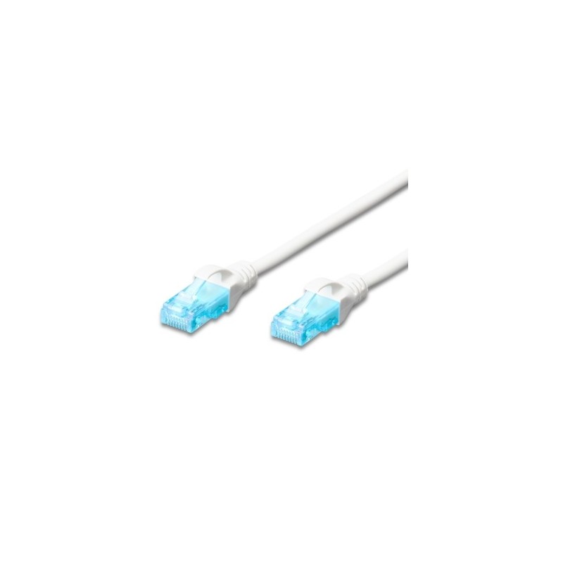 EWENT CAVO DI RETE U/UTP PATCH CORD 5MT CAT 5e COLOR BIANCO EW-5U-050