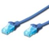 EWENT CAVO DI RETE U/UTP PATCH CORD 5MT CAT 5e COLOR BLU EW-5U-050B I